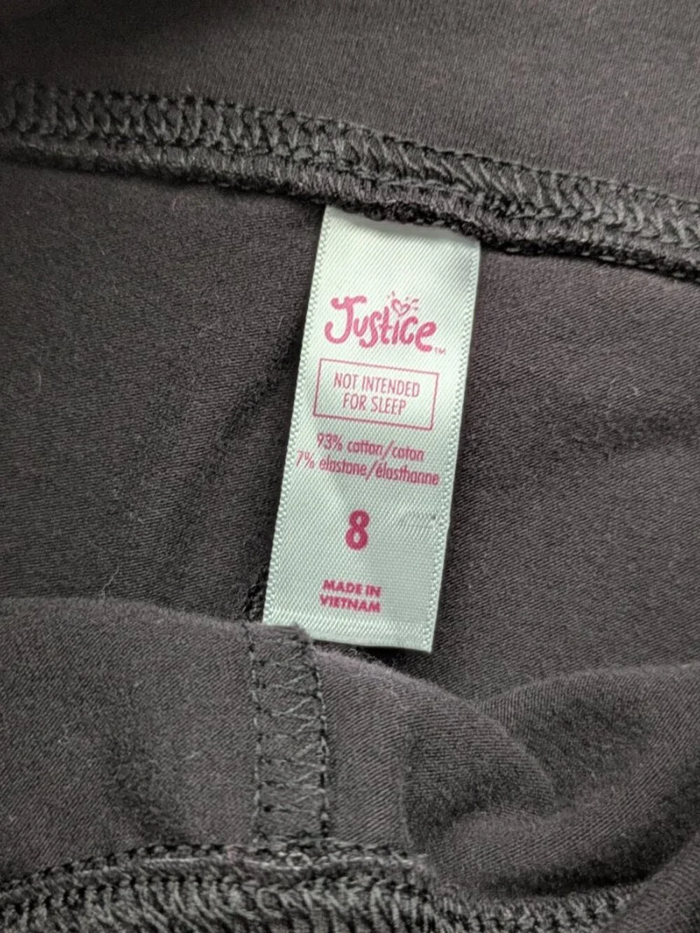 Justice leggings lot (size 8)